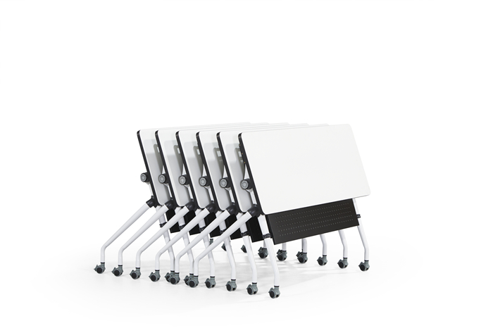 移動(dòng)折疊會(huì )議桌實(shí)拍圖