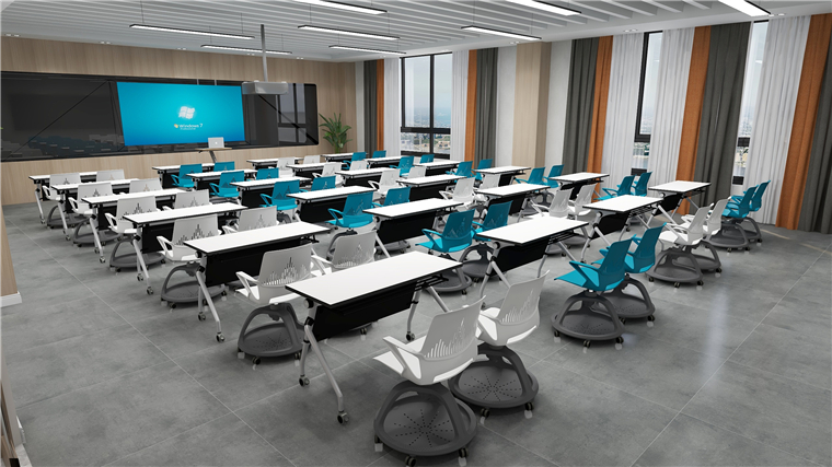 移動(dòng)折疊會(huì )議桌